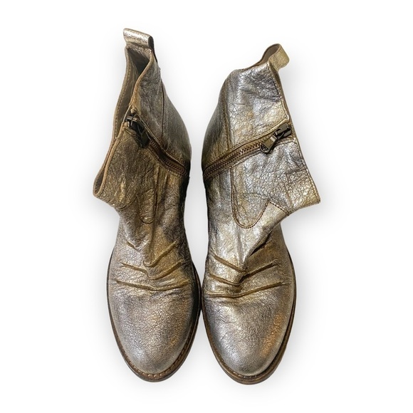 Elena Iachi Ankle boots‎ in Distressed Metallic leather, Size 37EU - Picture 10 of 14